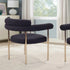 Upholstered Accent Dining Chairs With Armrests (Set of 2)
