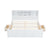 Platform Bed With Multi Storage Headboard, USB And Drawers