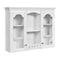 Wall-Mounted Medicine Cabinet With 2 Glass Doors, Adjustable Shelves - White