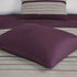 7 Piece Faux Suede Comforter Set Purple Queen