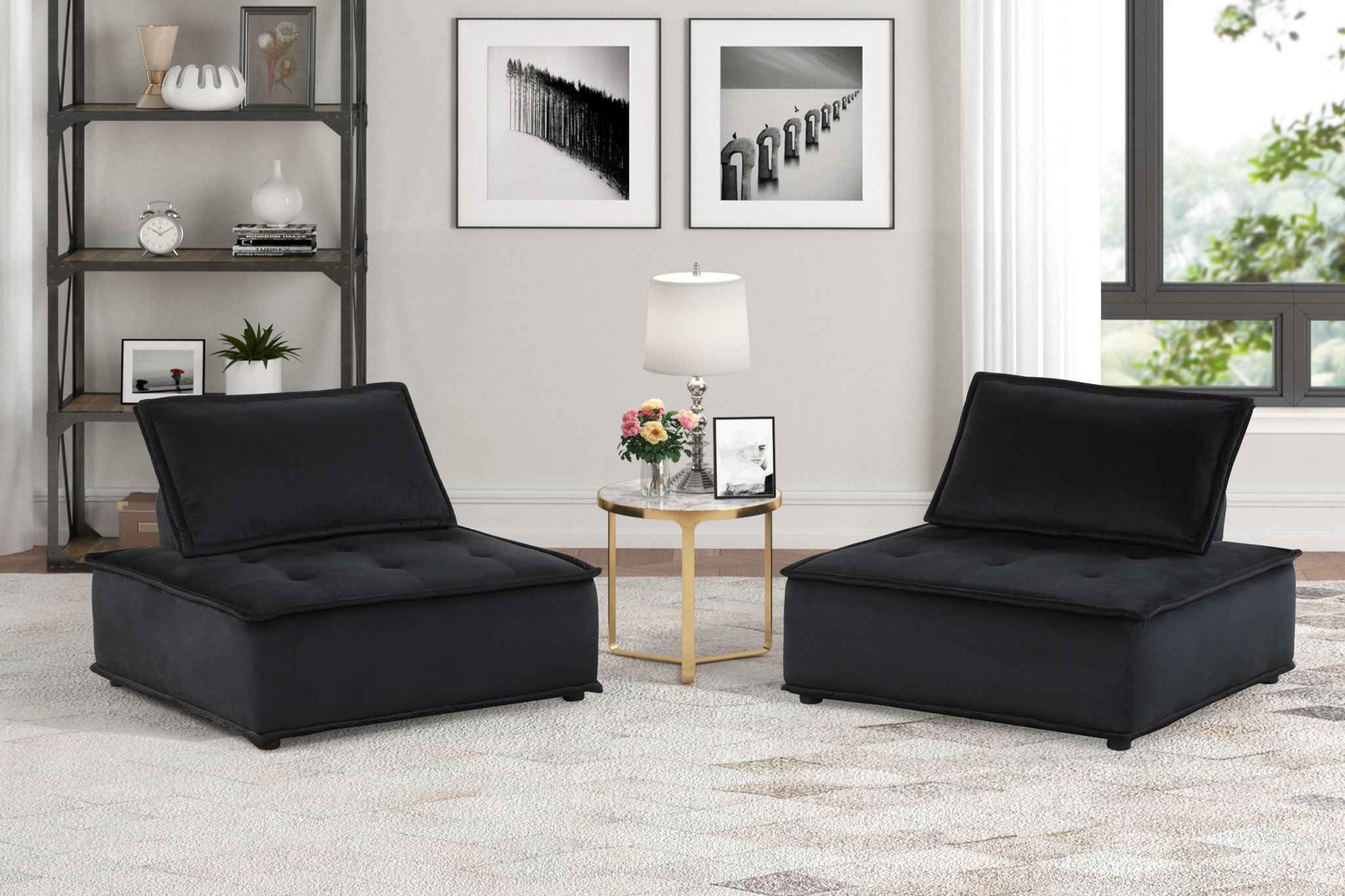 Anna - Armless Lounge Chair