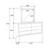 Dresser With Mirror, Angled Legs, Round Knobs - White