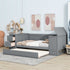 Daybed With Storage Arms, Trundle And Charging Station