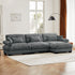 Super Comfort Oversized Modular Sectional Sofa With Movable Ottoman