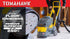 10" Grinding Wheel Diamond 20 Segments Concrete Floor Grinder Disc Blade for Leveling, Coating Removal, and Surface Prep