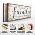 Family Gathers Here Sign