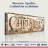 Family Welcome To Christmas Sign