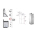 ZLINE 71" Extended Chimney, 2PCEXT-681-30/36