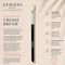 SYDONI EYESHADOW CREASE BRUSH - Goat Hair Bristles
