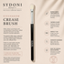 SYDONI EYESHADOW CREASE BRUSH - Goat Hair Bristles