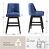 Upholstered Swivel Bar Stool