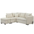 L-Shaped Sectional Pull Out Sofa Bed Sleeper Sofa With Two USB Ports, Two Power Sockets And A Movable Storage Ottoman