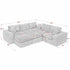 Sectional Sofa With Moveable Ottoman