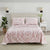 4 Piece Watercolor Floral Microfiber Sheet - Delia Collection