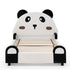 Twin Size Cute Panda Shaped Kids Bed - White / Black