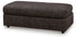 Lentiz - Oversized Accent Ottoman - Onyx