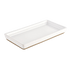 White Stoneware Tray
