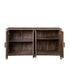 Cabinet with 4 Doors and 4 Open Shelves Freestanding Sideboard