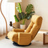 Adjustable Swivel Lounge Chair With 360 Degree Rotating Seat And Headrest Support