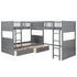 Bunk Bed With Loft And 2 Drawers