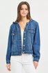 RISEN Basic Denim Jacket with Hoodie