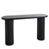 Fluted Cylinder Console Table - Black