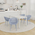 4 Pack Lounge Chair Set With Long Table