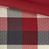 7 Piece Herringbone Comforter Set - Red California King