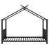 Metal House Platform Bed With Modern Design And Durable Frame