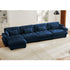 Super Comfort Oversized Modular Sectional Sofa With Movable Ottoman