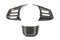 OLM Carbon Fiber Steering Wheel Covers - 2015 Subaru WRX / 2015 STI (MT)