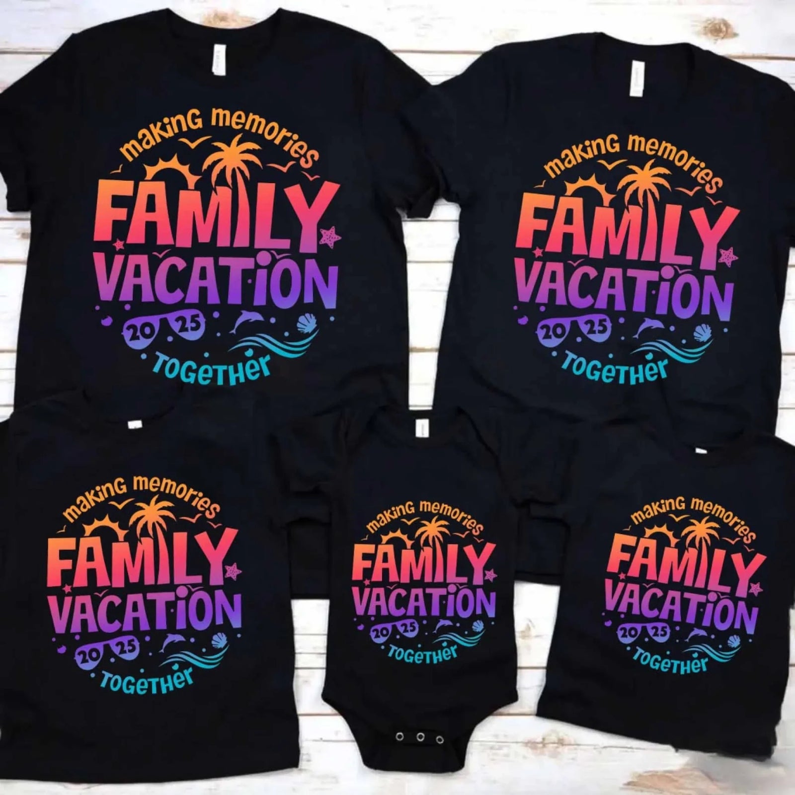 Family Vacation 2025 Shirts – Matching Outfits for Making Memories Together Baby