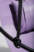 Faux Leather Round Hanging Chair Lilac