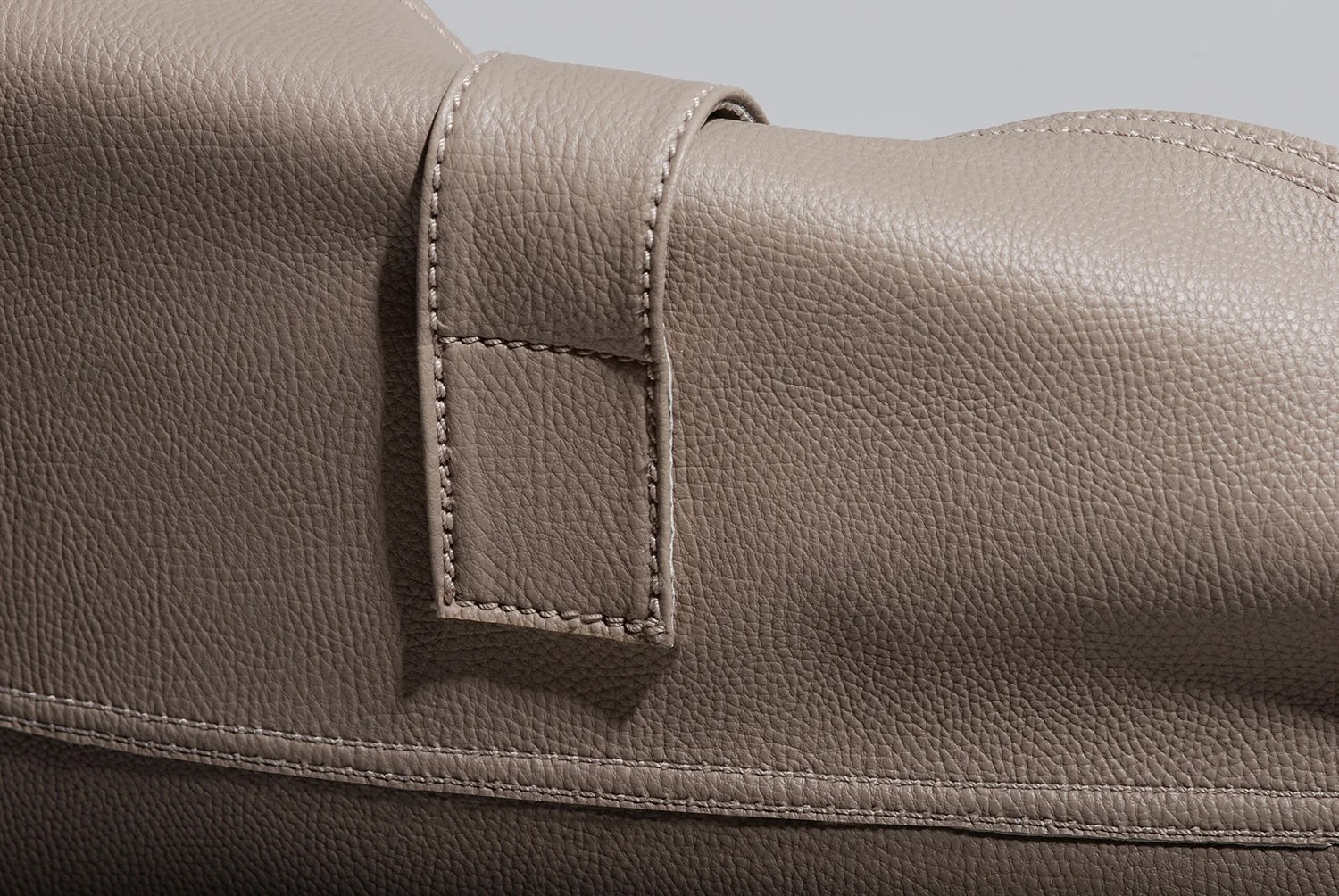 Faux Leather Round Hanging Chair Mink