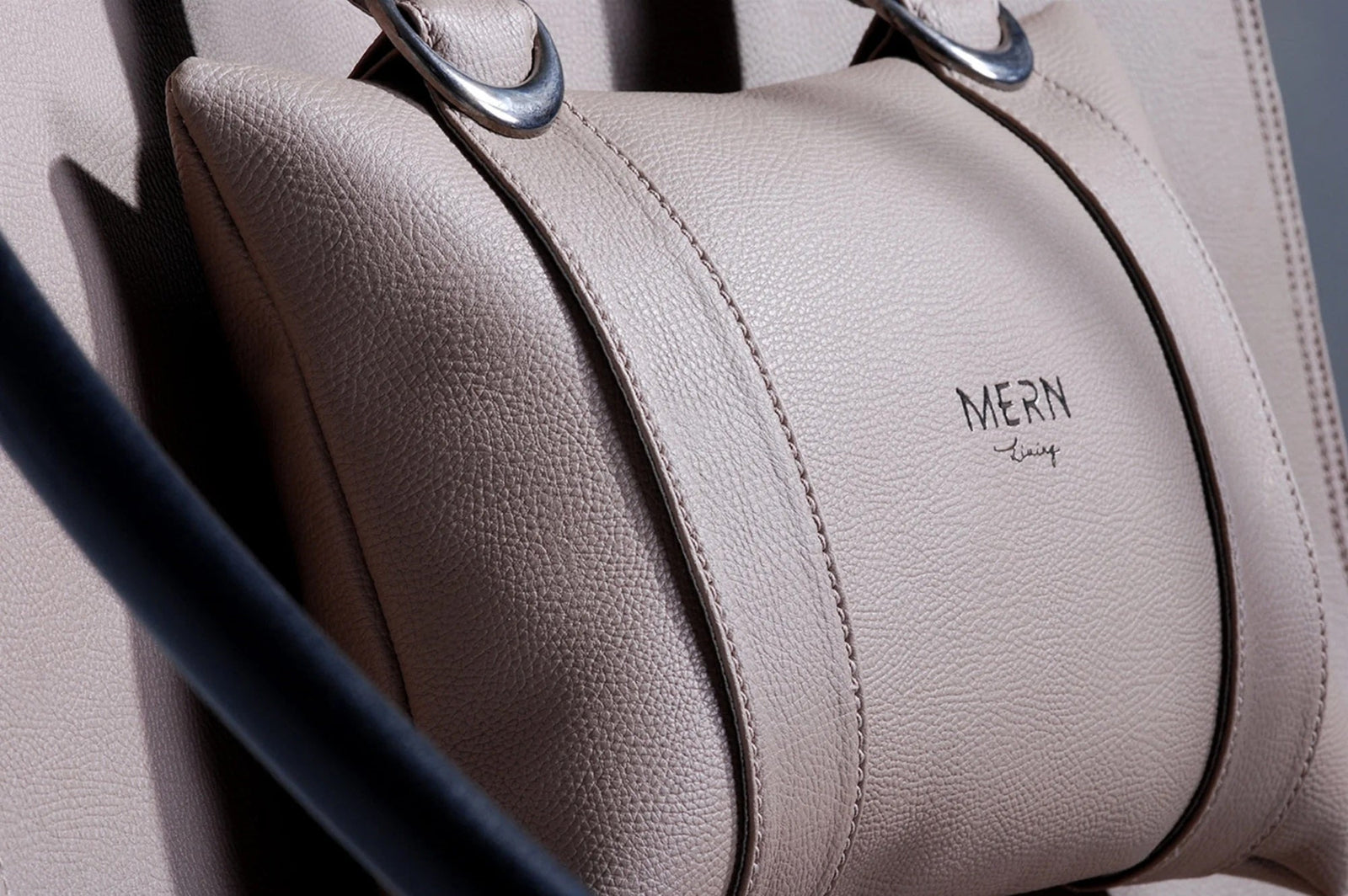 Faux Leather Round Hanging Chair Mink