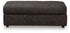 Lentiz - Oversized Accent Ottoman - Onyx