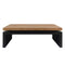 Coffee Table Rectangular Center Table For Living Room - Black / Natural / Multi / Natural Multi / Natural Wood / Natural Wood Wash