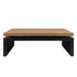 Coffee Table Rectangular Center Table For Living Room - Black / Natural / Multi / Natural Multi / Natural Wood / Natural Wood Wash