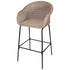Ladd Outdoor Metal Wicker Barstool Set of 2