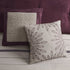 7 PC Pieced Faux Suede Comforter Set Purple King