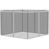 Outsunny - 10' x 13' Replacement Mesh Sidewall Netting For Patio Gazebos And Canopy Tents With Zippers (Sidewall Only) - White