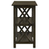Rachelle 2-shelf Wood Entryway Console Table Deep Merlot