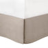 7 Piece Tufted Comforter Set Taupe Queen
