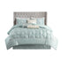 7 Piece Tufted Comforter Set - Seafoam King