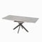 Modern Extendable Dining Table Set For 6 - 8 - Black / Gray