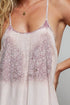 POL Solid Vintage Wash Embroidered Sleeveless Cotton Mini Dress