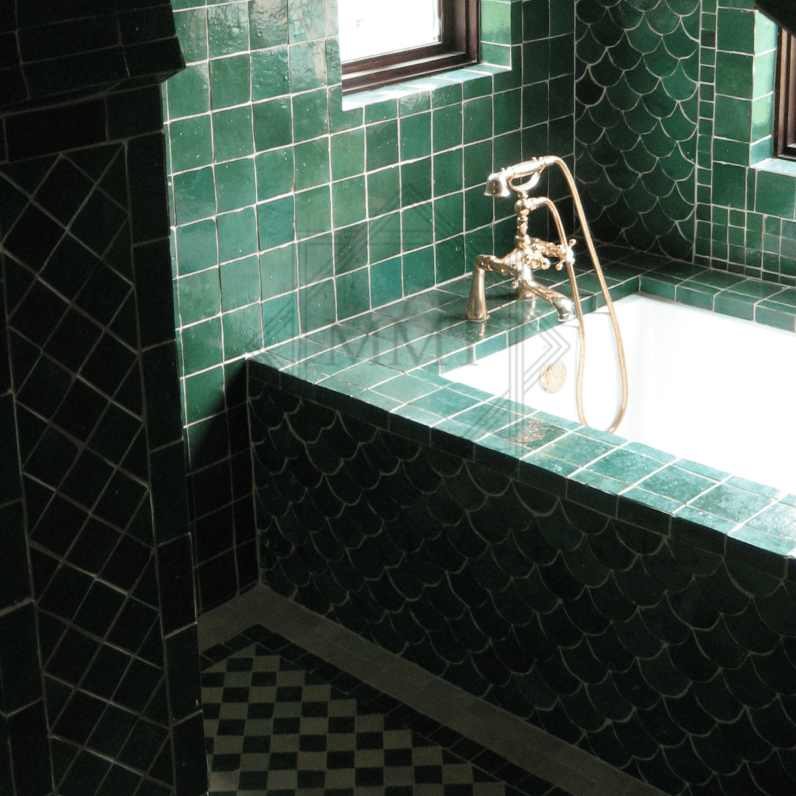 Fish Scale Mosaic Tile