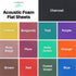 Flat Acoustic Foam Sheets