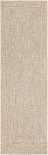 Cream Braided Faux Jute Rug