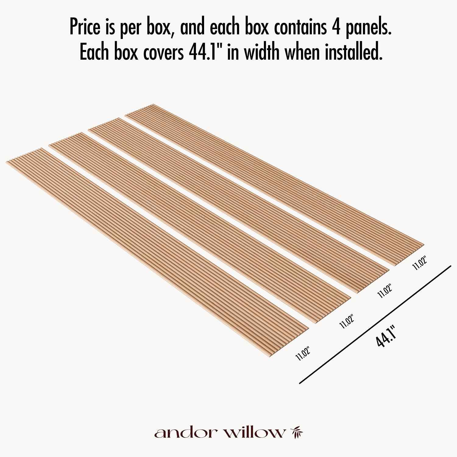 Flexible Ribbed Wood Panels
